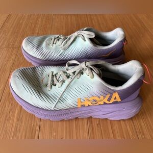Women’s Hoka Athletic Shoes in Light Blue and Purple